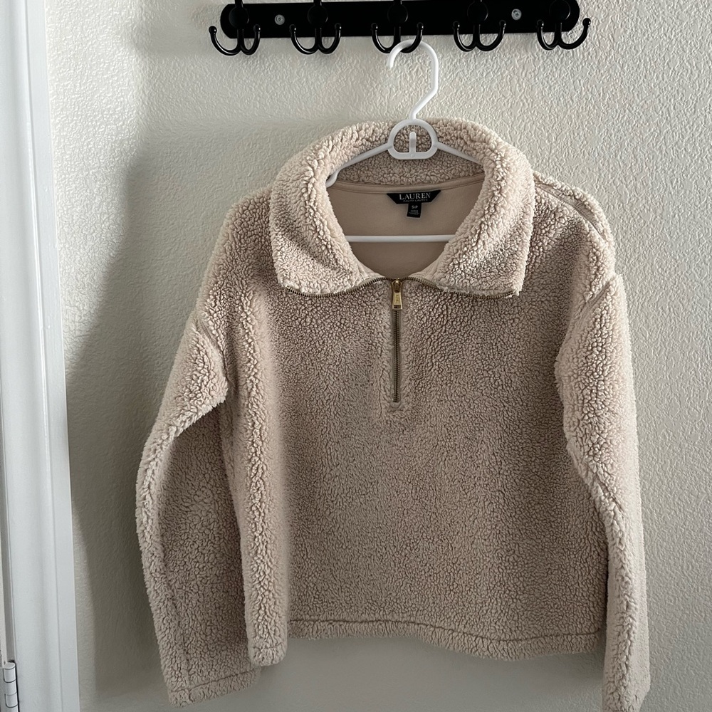Cream Sherpa Women's Sweater